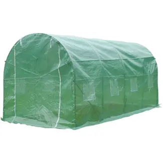 GEKO Tuinserre - UV-bestendig - Dubbele ingang - 4x2,5x2 m
