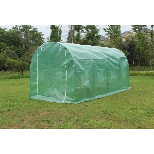 GEKO Tuinserre - UV-bestendig - Dubbele ingang - 4x2,5x2 m