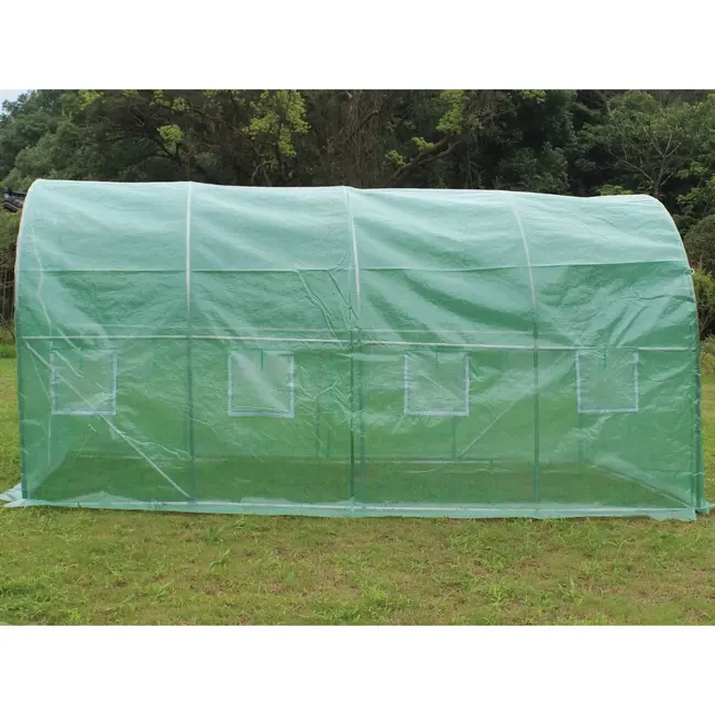 John Gardener Tuinserre - UV-bestendig - Dubbele ingang - 4x2,5x2 m