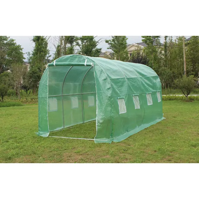GEKO Tuinserre - UV-bestendig - Dubbele ingang - 4x2,5x2 m
