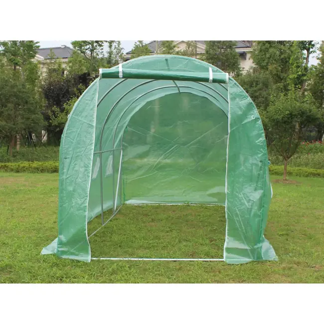 John Gardener Tuinserre - UV-bestendig - Dubbele ingang - 4x2,5x2 m