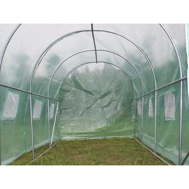 GEKO Tuinserre - UV-bestendig - Dubbele ingang - 4x2,5x2 m