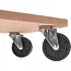 GEKO Platformwagen - 200 kg draagkracht - MDF 18 mm - Compact formaat - 4 zwenkwielen