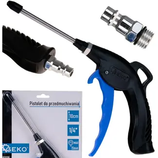 GEKO Luchtpistool - Stalen Nozzle - Ergonomisch - 10 cm - 15 Bar