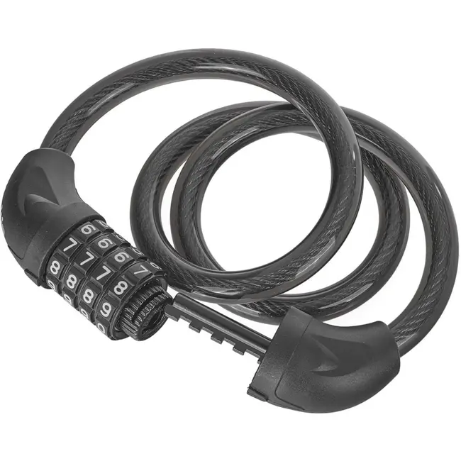 Keltin Fietsslot - 4-cijferige combinatie - Weerbestendig - 12 mm dik - 1200 mm lang