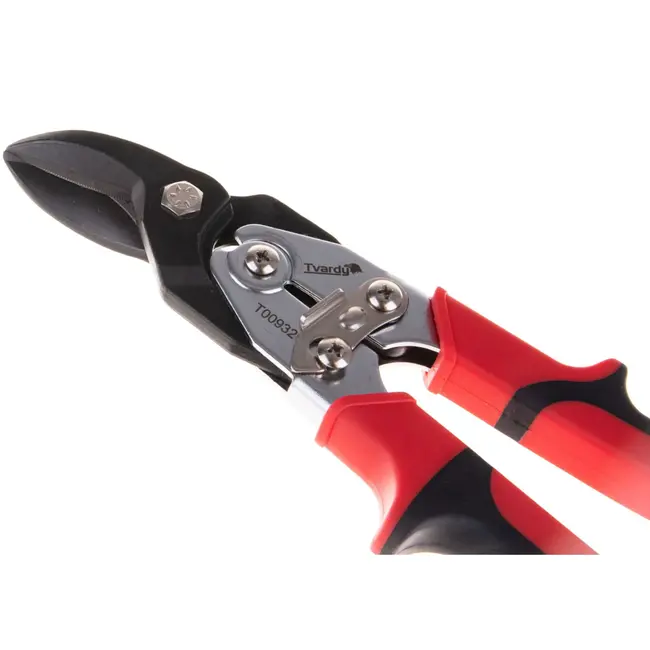 Tvardy Rechtsknippende blikschaar - 250 mm - CrV staal - Anti-slip handgrepen