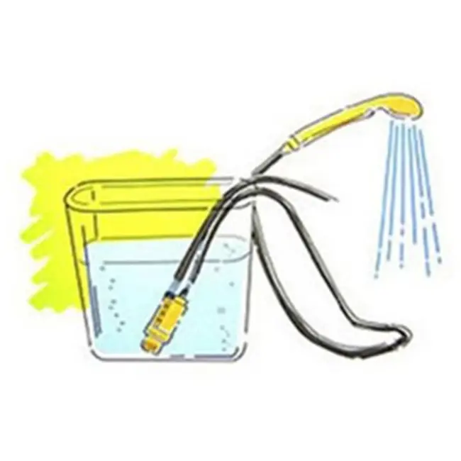 Keltin Draagbare campingdouche - 12V - 10 l/min - oranje - met krachtige pomp