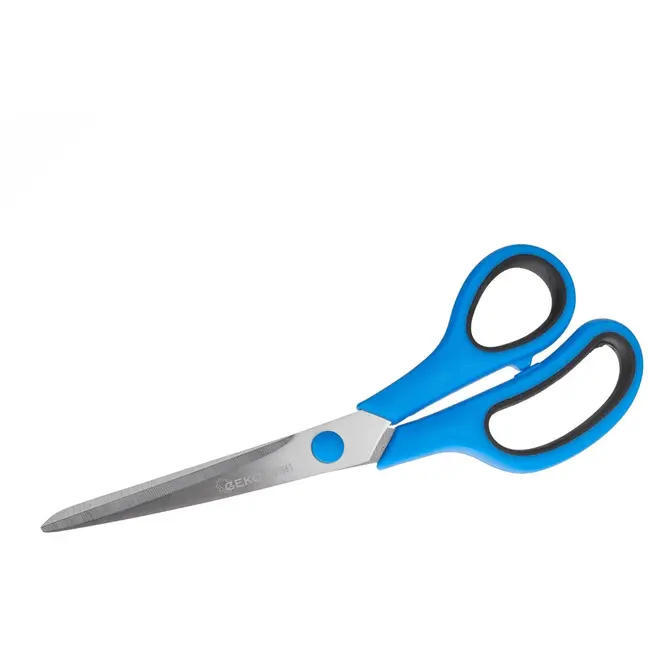 GEKO Ergonomische schaar - roestvrij staal - 210 mm - comfortabele grip