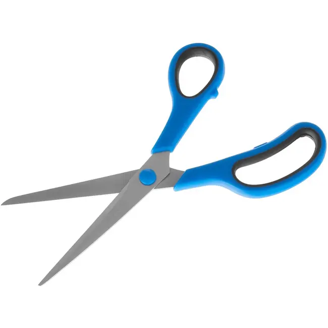 GEKO Ergonomische schaar - roestvrij staal - 210 mm - comfortabele grip