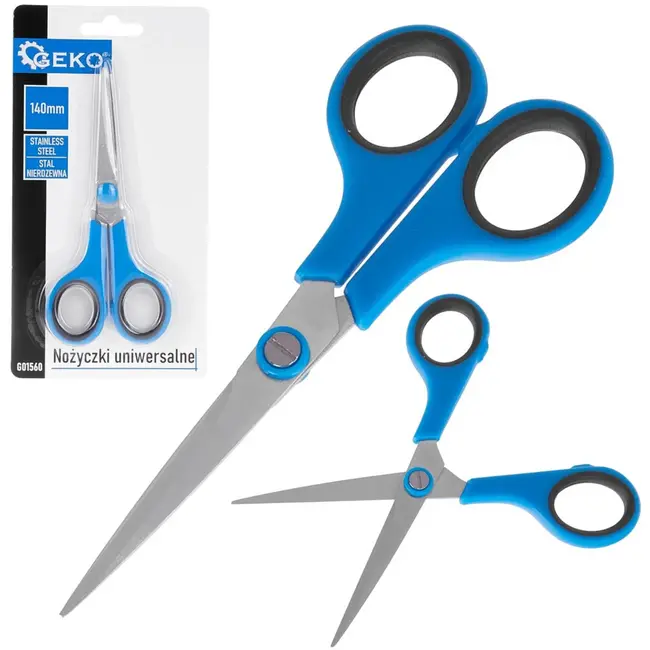 GEKO Universele schaar - roestvrij staal - ergonomisch - 140 mm