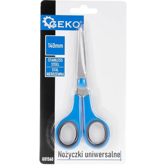 GEKO Universele schaar - roestvrij staal - ergonomisch - 140 mm