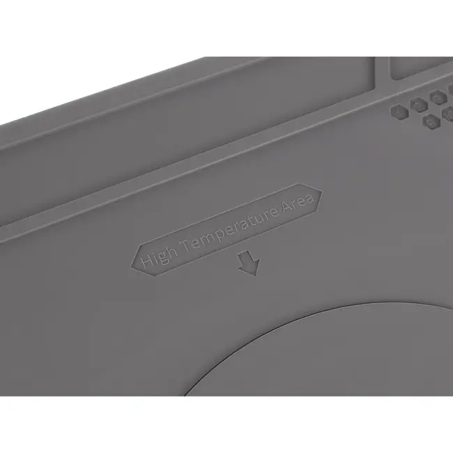 GEKO Siliconen soldeermat - 350x220 mm - Hittebestendig tot 500°C - Met magnetische vakken en liniaal