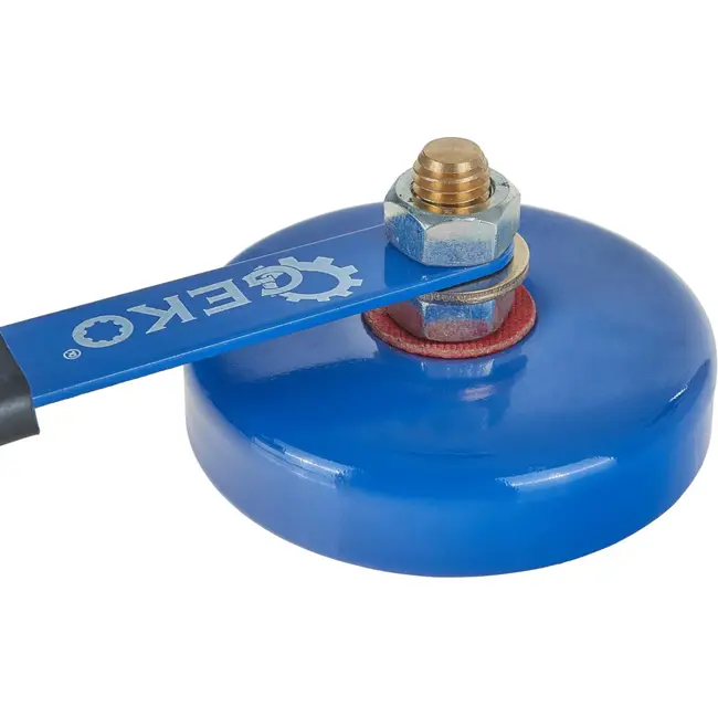 GEKO Magnetische lasgrondklem - 500A - Ø87 mm - Handgreep 120 mm