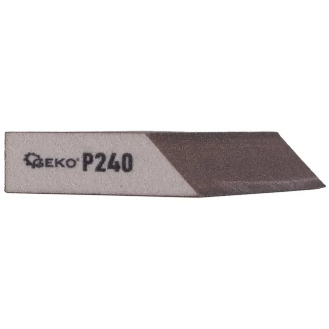 GEKO Schuurspons - Afgeschuind - P240 - 125x90x25 mm - Ergonomisch Design