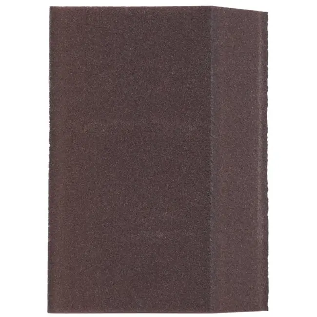 GEKO Schuurblok met schuine kant - P220 korrel - 125x90x25 mm - Ergonomisch ontwerp