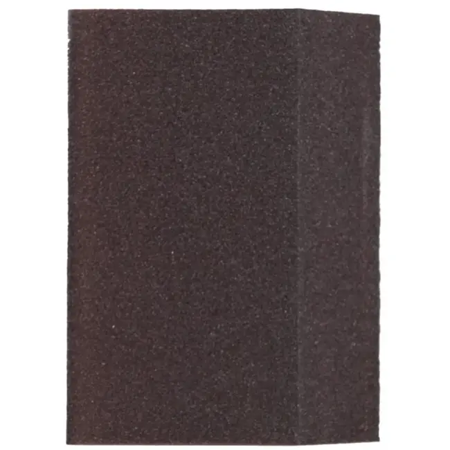 GEKO Schuurspons met schuine kant - P100 korrel - 125x90x25 mm - Ergonomisch ontwerp