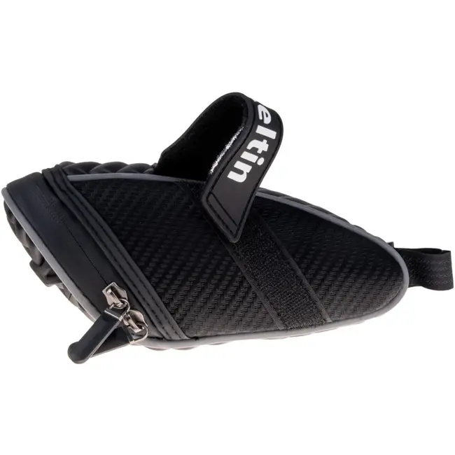 Keltin Waterdichte fietszadeltas - Reflecterend - 1 liter - Zwart - Nylon