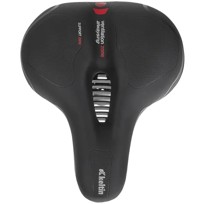 Keltin Comfortabel fietszadel - Ergonomisch - Reflecterende veiligheidsstrip - Ventilatie - Waterdicht