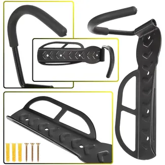 Keltin Fietsenrek - Ruimtebesparend - Wandmontage - Duurzaam staal - Rubberen bescherming