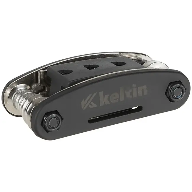 Keltin 16-in-1 fiets multitool - versterkt nikkel - compact zakmes ontwerp