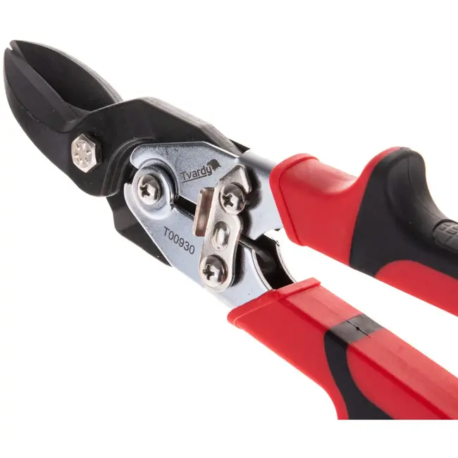 Tvardy Linkshandige blikschaar - 250 mm - CrV staal - Antislip handgreep