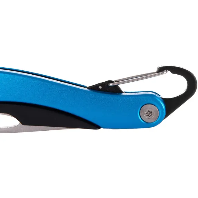 GEKO Opvouwbaar zakmes - roestvrij staal - met karabijnhaak - compact en draagbaar