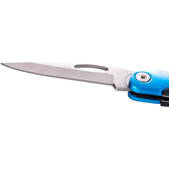 GEKO Opvouwbaar zakmes - roestvrij staal - met karabijnhaak - compact en draagbaar