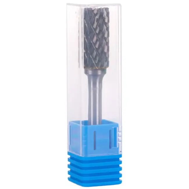 GEKO Tungsten carbide frees - 12mm diameter - 25mm lengte - 6mm schacht - Dubbele snijkanten