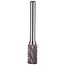 GEKO Tungsten carbide frees - dubbele snijranden - 10mm x 20mm - 6mm schacht