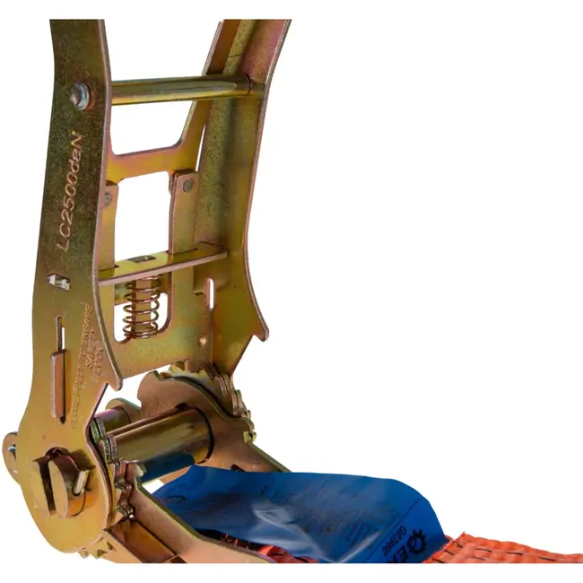 GEKO Ergonomische spanband - 10m - 5 ton - 50mm - oranje