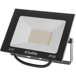 Keltin LED schijnwerper - 30W - koud wit 6500K - IP66 - verstelbaar - aluminium en glas