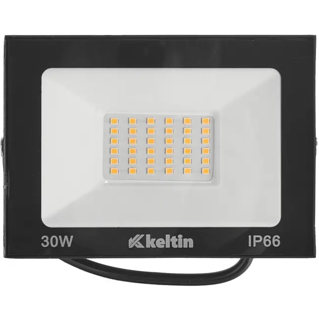 Keltin LED schijnwerper - 30W - koud wit 6500K - IP66 - verstelbaar - aluminium en glas