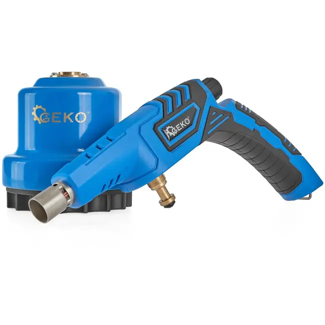 GEKO Draaibare soldeerlamp - 360 graden - Metalen behuizing - Piezo-ontsteking - Verstelbare vlamintensiteit