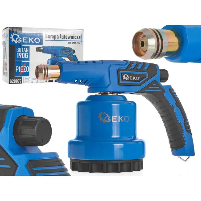 GEKO Soldeerbrander - Piezo-ontsteking - Metalen behuizing - Ergonomisch - Windbescherming
