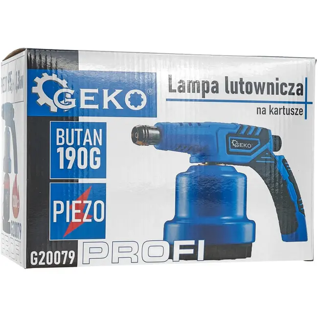 GEKO Soldeerbrander - Piezo-ontsteking - Metalen behuizing - Ergonomisch - Windbescherming