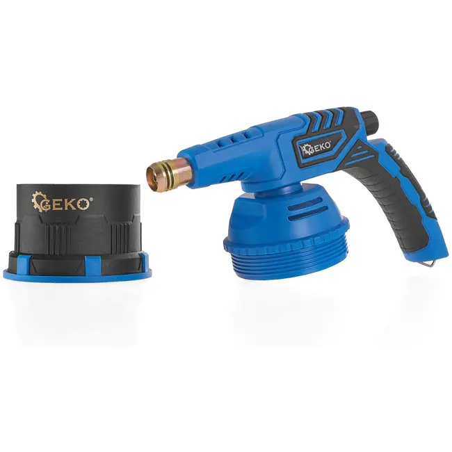 GEKO Profi soldeerlamp - piezo-ontsteking - verstelbare vlam - ergonomisch ontwerp - windbescherming