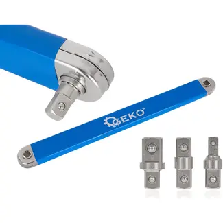GEKO Offset verlengsleutel - Kettingaandrijving - 390 mm - Precisie en Duurzaamheid
