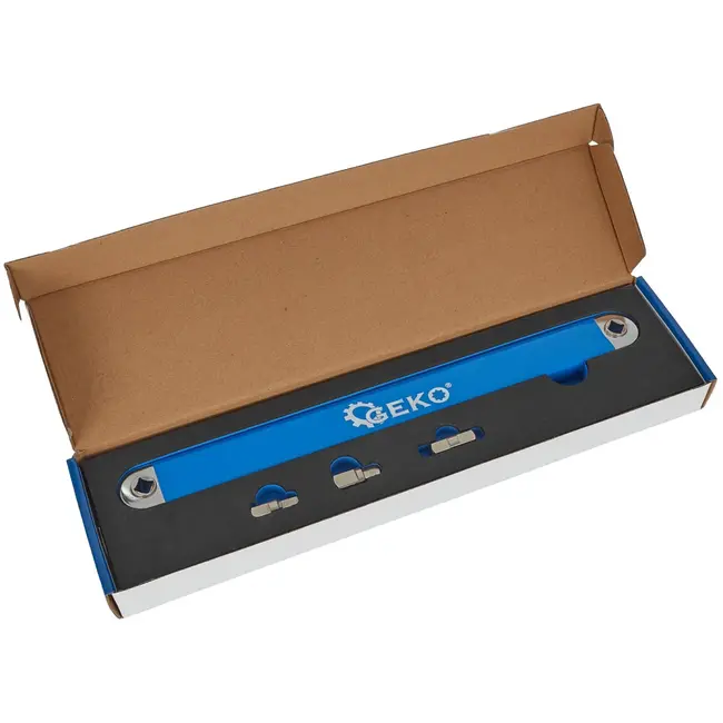 GEKO Offset verlengsleutel - Kettingaandrijving - 390 mm - Precisie en Duurzaamheid