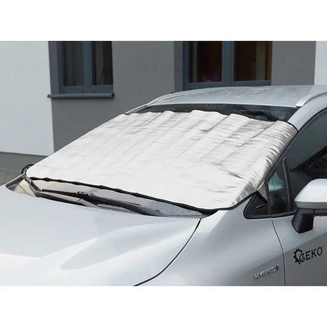 GEKO Winter voorruit anti-vries mat - 150x70 cm - Aluminium - Eenvoudige montage