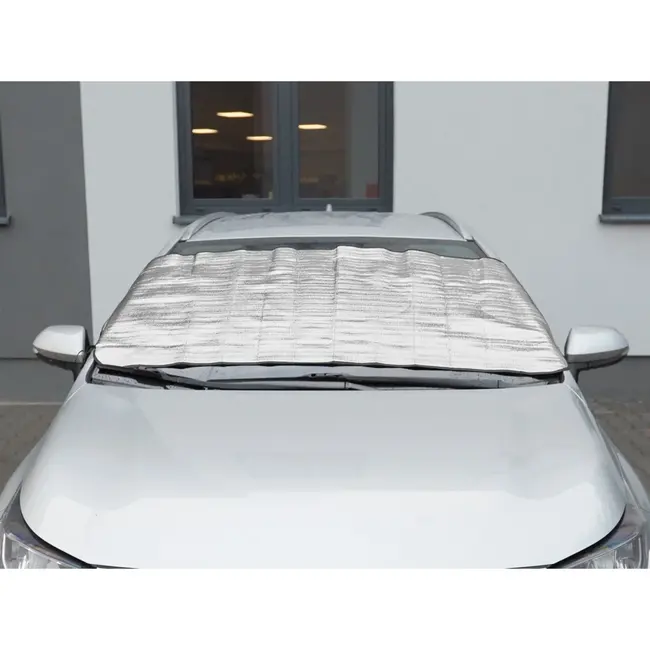 GEKO Winter voorruit anti-vries mat - 150x70 cm - Aluminium - Eenvoudige montage