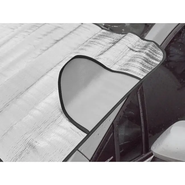 GEKO Winter voorruit anti-vries mat - 150x70 cm - Aluminium - Eenvoudige montage