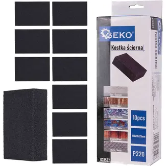 GEKO Schuurblokset - Precisie en Duurzaamheid - 70x100x25mm - P220 - 10 stuks