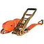 GEKO Ergonomische spanband - 8m - 5 ton - 50mm breed - Oranje