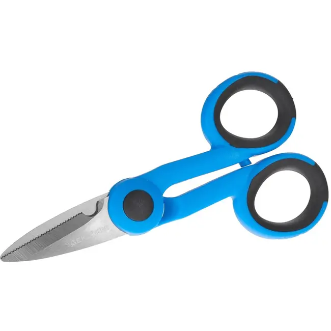 GEKO Schaar met draadstripper - roestvrij staal - ergonomische grip - 140 mm