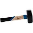 GEKO Paving hamer - 2000g - Rubberen bescherming - Ergonomische houten greep