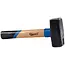 GEKO Paving hamer - 1500g - Rubber beschermlaag - Ergonomisch houten handvat
