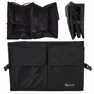 GEKO Organizer voor autokofferbak - Compartimenten - Duurzaam - Eenvoudige installatie - Ergonomische handgrepen
