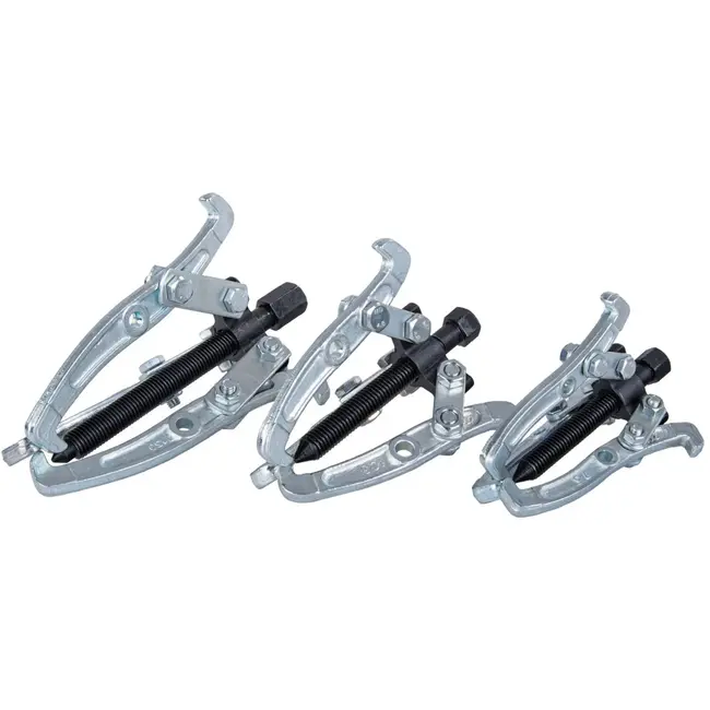 GEKO Set van 3 drie-arm trekkers - verstelbaar en robuust - voor interne en externe lagers