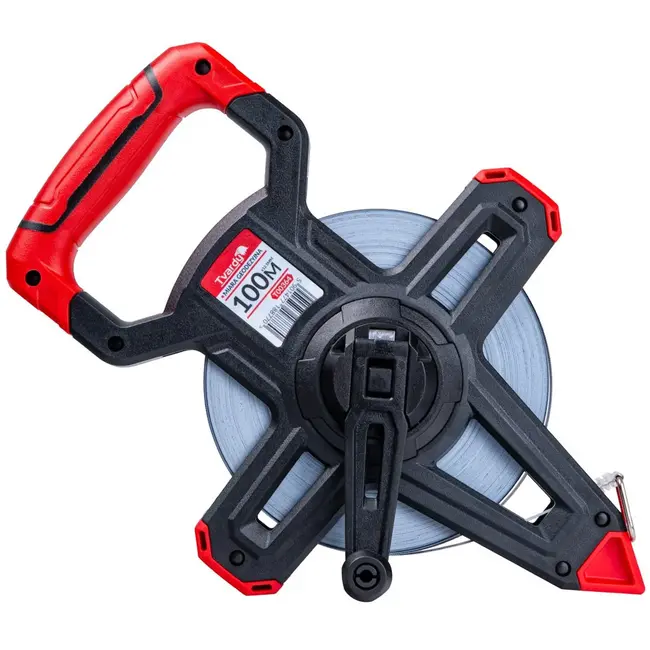 Tvardy Open frame meetlint - 100m - Staal - Ergonomisch ontwerp - Precieze schaal