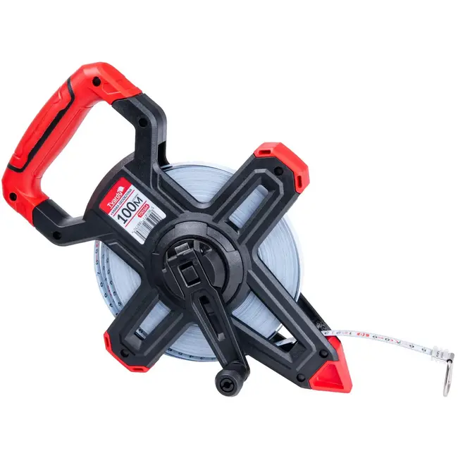 Tvardy Open frame meetlint - 100m - Staal - Ergonomisch ontwerp - Precieze schaal